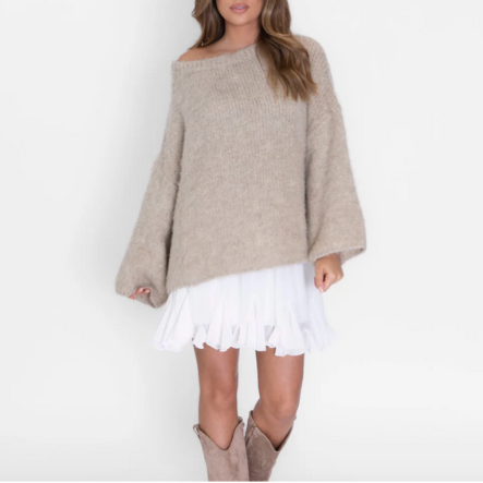 Sweet Cozy Off-Shoulder