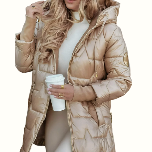 Winter Luxe Hooded Coat