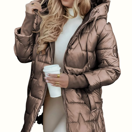 Winter Luxe Hooded Coat