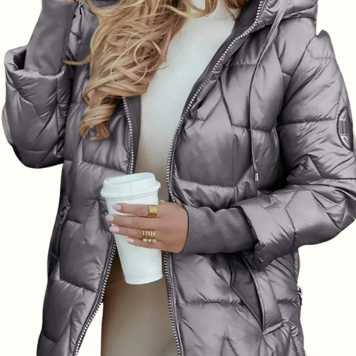 Winter Luxe Hooded Coat