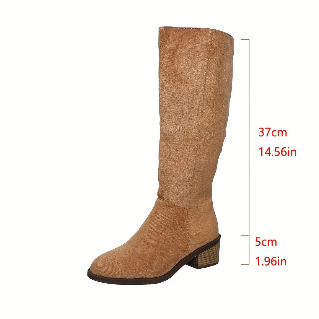 Sienna Minimalist Knee-High Boots