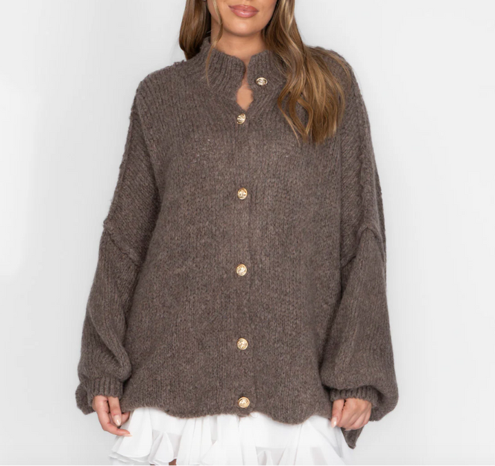 Cozy Glam Oversized Cardigan