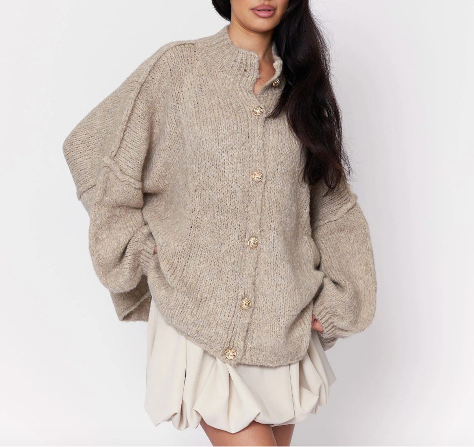 Cozy Glam Oversized Cardigan