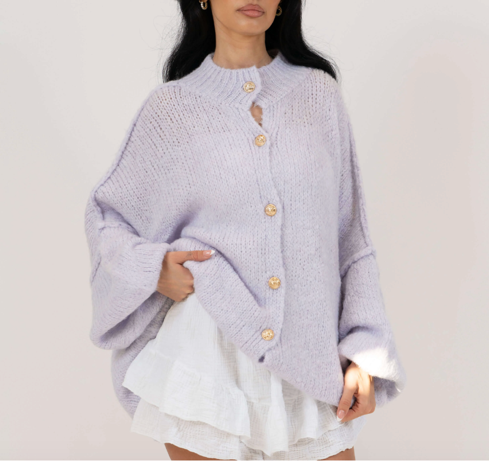 Cozy Glam Oversized Cardigan