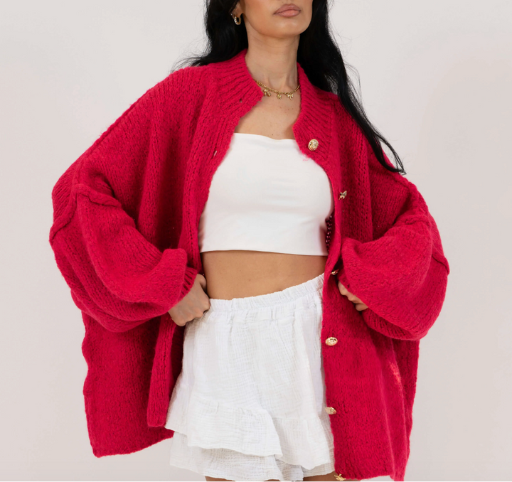 Cozy Glam Oversized Cardigan