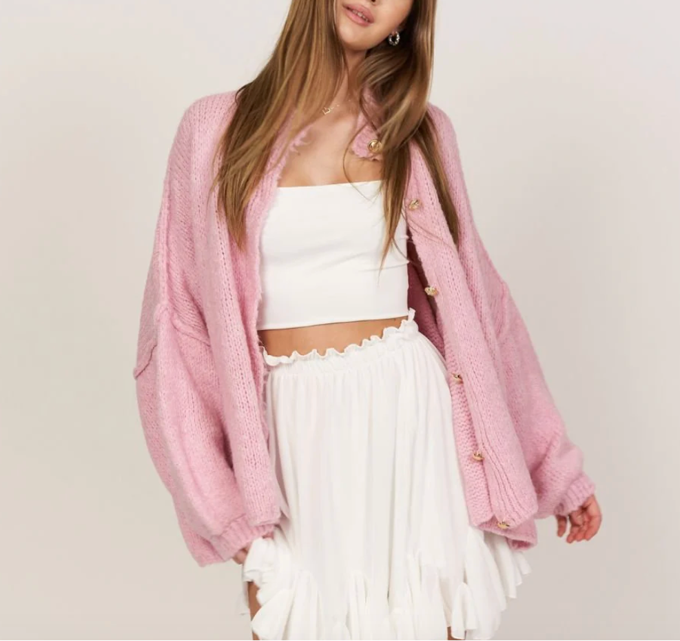 Cozy Glam Oversized Cardigan