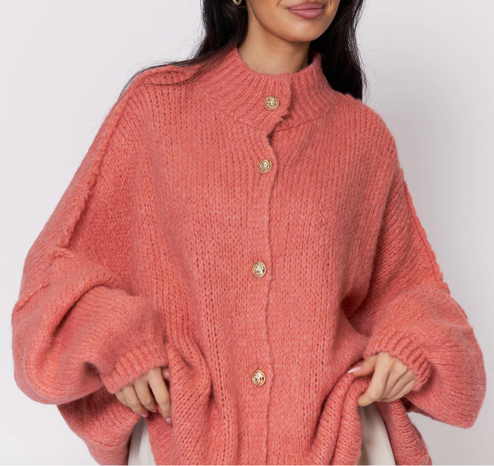 Cozy Glam Oversized Cardigan