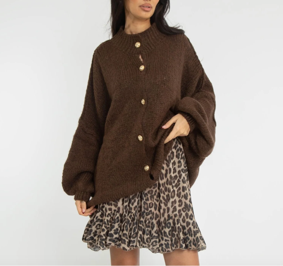 Cozy Glam Oversized Cardigan