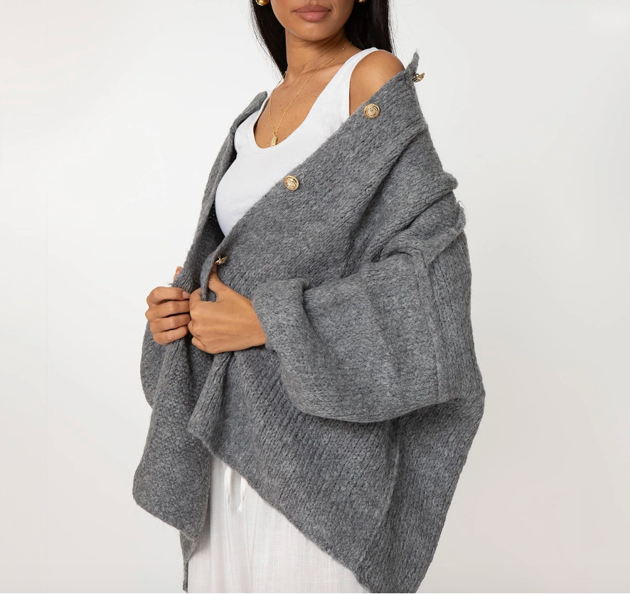 Cozy Glam Oversized Cardigan