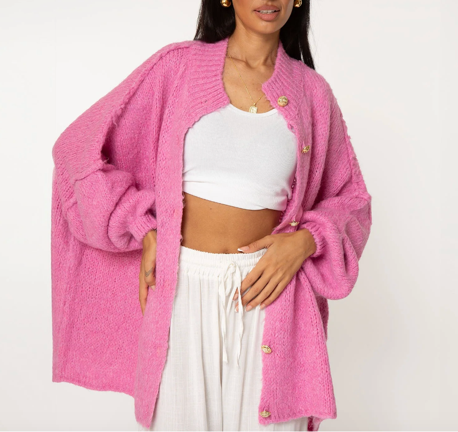 Cozy Glam Oversized Cardigan