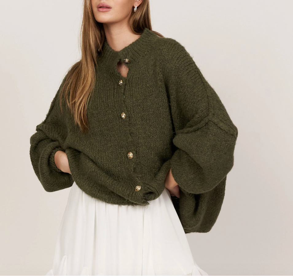 Cozy Glam Oversized Cardigan