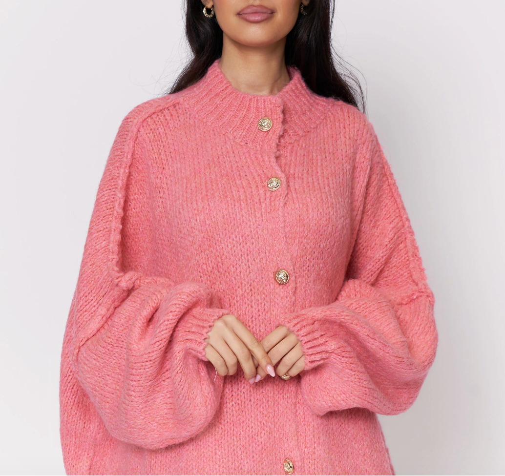 Cozy Glam Oversized Cardigan