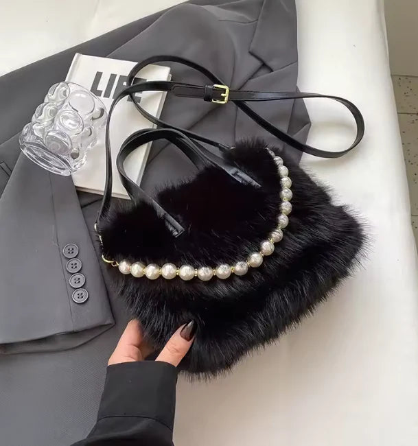 Faux Luxe Fur Bag