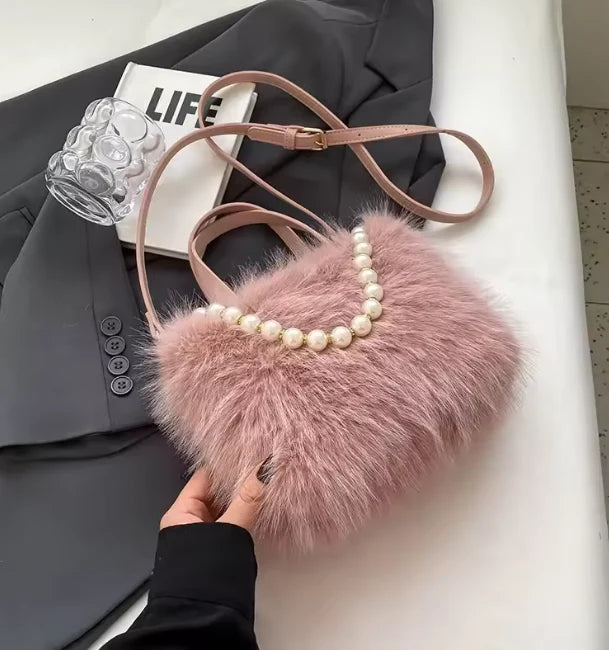 Faux Luxe Fur Bag